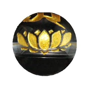 うぃるそん　阿字観本尊　寶玉　水晶玉　唐木台・仕覆付　共箱　C　8158 うぃるそん 阿字観本尊 寶玉 水晶玉 唐木台・仕覆付 共箱 C 8158